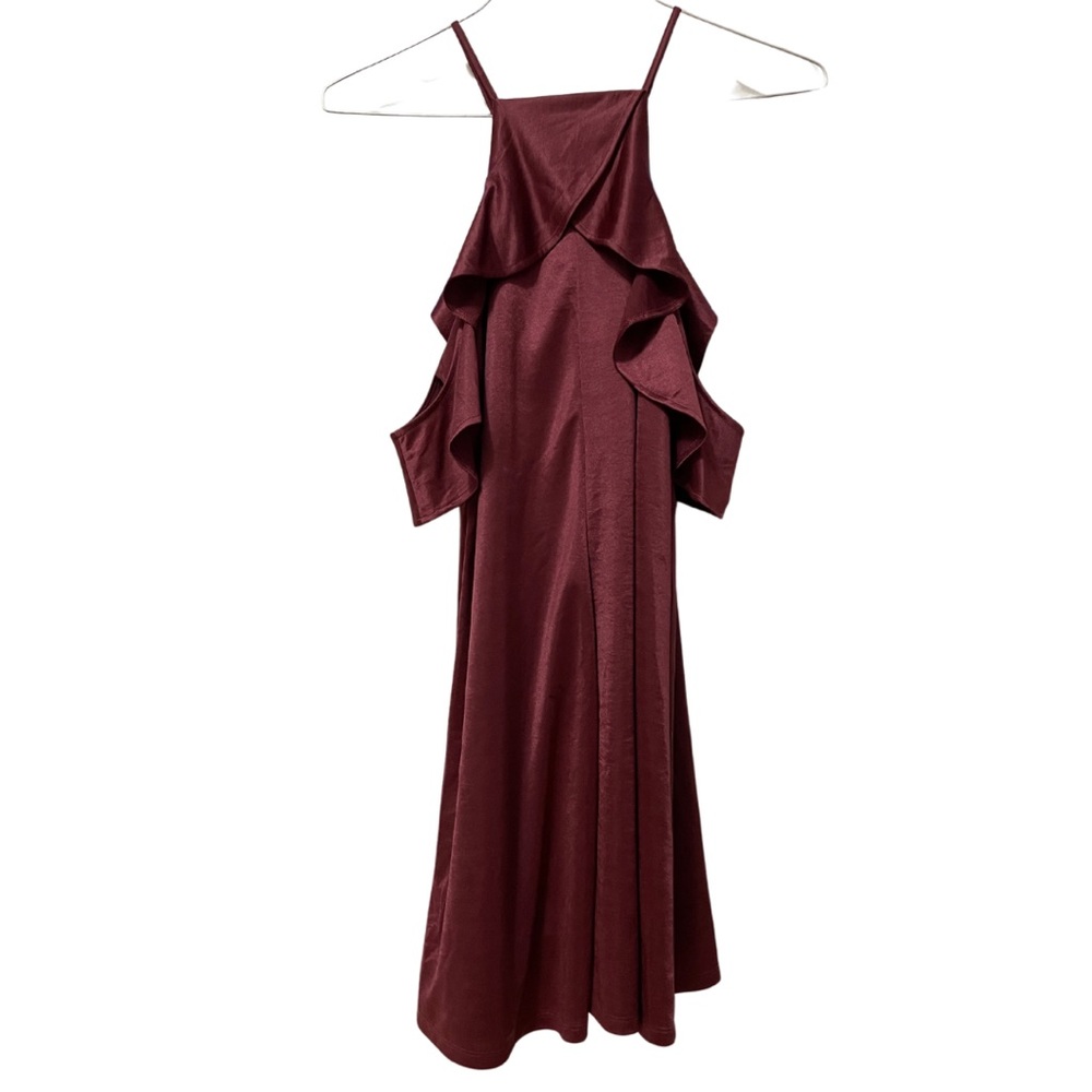 Cute Maroon Express Dress